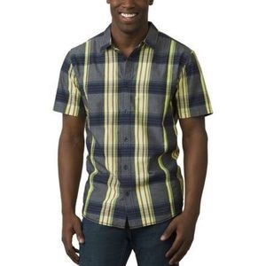 PrAna Lukas Short Sleeve Shirt Mens Button Down Large